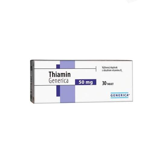 GENERICA Thiamin 50 mg tablety 30 ks