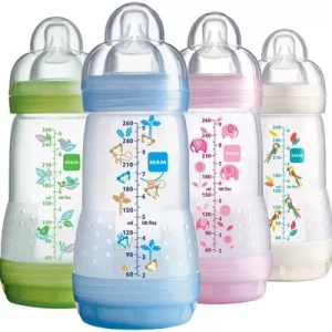 MAM detská fľaša 270ml 1 ks silikónový cumeľ 2m+