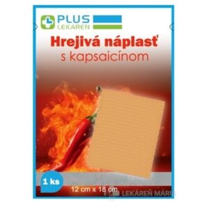 PLUS LEKÁREŇ HREJIVÁ NÁPLASŤ s kapsaicínom