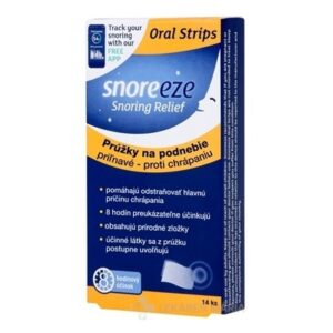 SNOREEZE PRÚŽKY NA PODNEBIE PROTI CHRÁPANIU