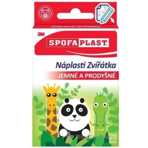3M SPOFAPLAST č.114 Náplasti ZVIERATKÁ detské