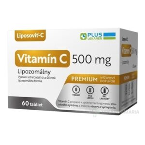 PLUS LEKÁREŇ Vitamín C 500 mg Lipozomálny