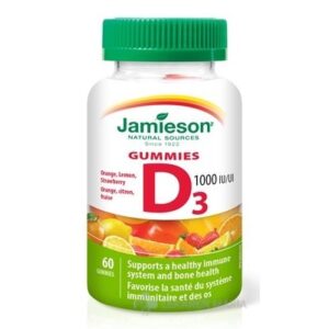 JAMIESON VITAMÍN D3 1000 IU GUMMIES