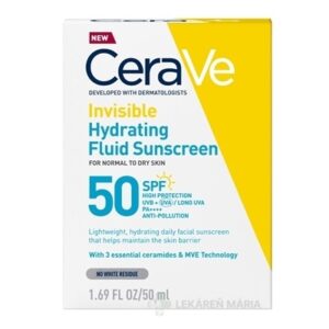 CeraVe Hydratačný opaľovací fluid s SPF 50+