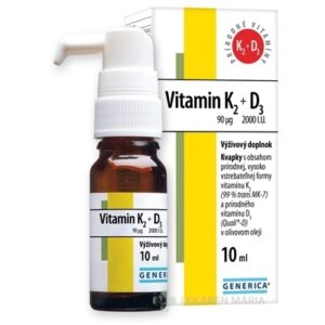 GENERICA Vitamin K2 90 µg + D3 2000 I.U.
