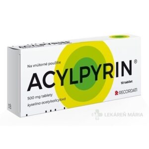ACYLPYRIN tablety 500 mg 10 ks