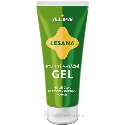ALPA GÉL LESANA bylinný masážny 100 ml