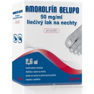 AMOROLFÍN BELUPO 50 mg/ml liečivý lak na nechty 25 ml