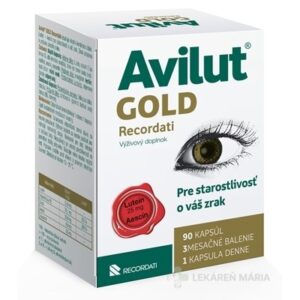 AVILUT Gold Recordati kapsule 90 ks