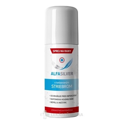 Alfasilver na ošetrenie rán sprej 125 ml