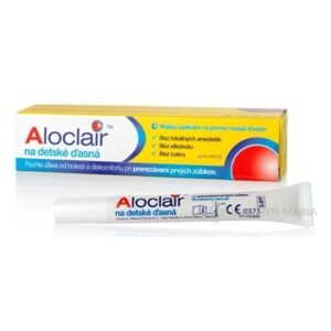 Aloclair na detské ďasná ústny gél pri prerezávajúcich sa zúbkoch 10 ml