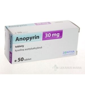 Anopyrin 30 mg tablety 30 mg 50 ks