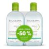 BIODERMA Sébium H2O FESTIVAL micelárna pleťová voda na mastnú a zmiešanú pleť 2x500 ml