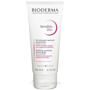 BIODERMA Sensibio DS+ gél moussant jemne čistiaci penivý gél 200 ml