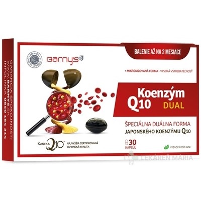 Barny's Koenzým Q10 dual 60 mg kapsule 30 ks