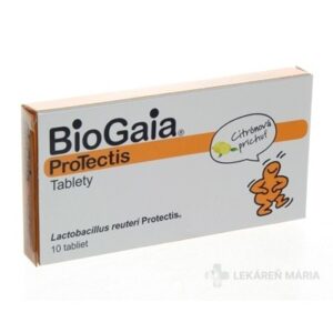 BioGaia ProTectis žuvacie tablety citrónová príchuť 10 ks