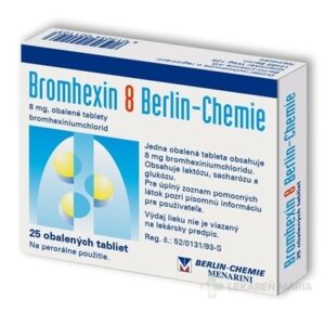 Bromhexin 8 Berlin-Chemie tablety obd 8 mg 25 ks