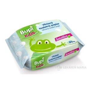 Bupi KIDS Vlhčený toaletný papier Sensitive 60 ks