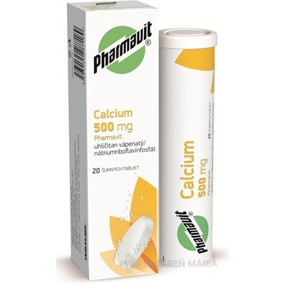 CALCIUM 500 mg PHARMAVIT šumivé tablety 20 ks