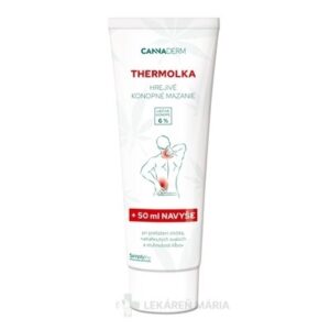 CANNADERM Thermolka hrejivé konopné mazanie 250 ml
