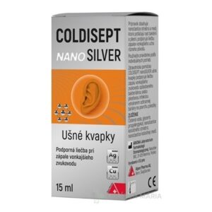 COLDISEPT nanoSILVER ušné kvapky 15 ml
