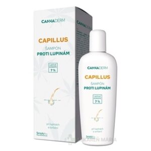 Cannaderm CAPILLUS - šampón proti lupinám NEW 150 ml