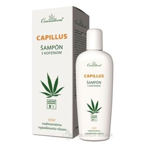 Cannaderm CAPILLUS - šampón s kofeínom NEW