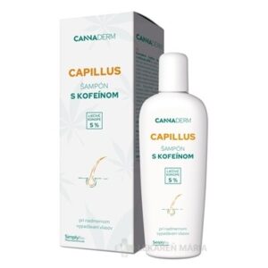 Cannaderm CAPILLUS - šampón s kofeínom NEW pri vypadávaní vlasov 150 ml