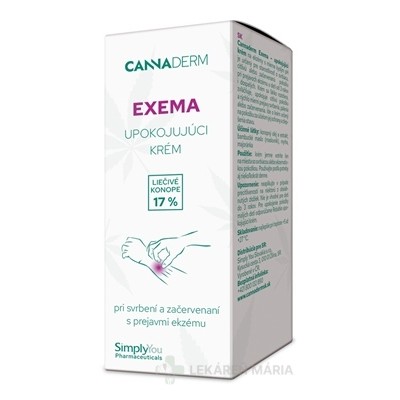 Cannaderm EXEMA upokojujúci krém na ekzémy 50 g
