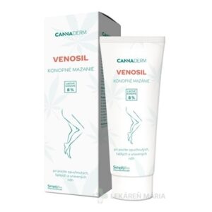 Cannaderm VENOSIL konopné mazanie na unavené nohy 100 ml