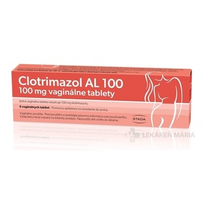 Clotrimazol AL 100 tablety vaginálne 100 mg 6 ks