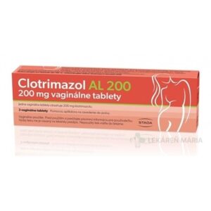 Clotrimazol AL 200 tablety vaginálne 200 mg 3 ks