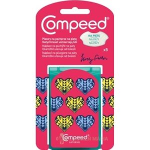 Compeed NÁPLASŤ na pľuzgiere na päty 5 ks