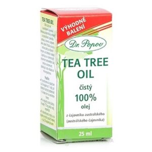 DR. POPOV TEA TREE OIL čistý 100% olej z čajovníka austrálskeho 25 ml