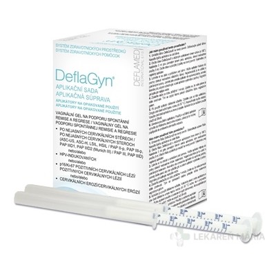 DeflaGyn aplikačná súprava vaginálny gél 150 ml + 2 aplikátory