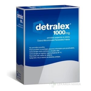 Detralex 1000 mg perorálna suspenzia vo vrecku 1000 mg 30 ks