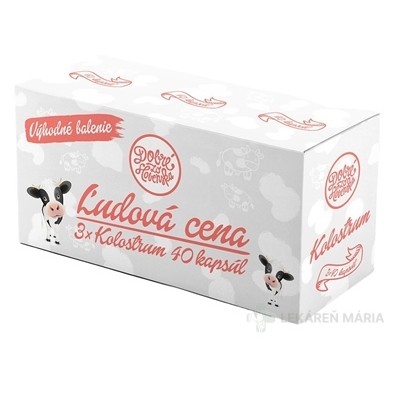 Dobré z SK Kolostrum Výhodné balenie kapsule 3x40 ks (120 ks)