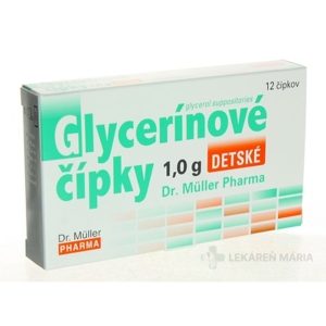 Dr. Müller Glycerínové čípky 1