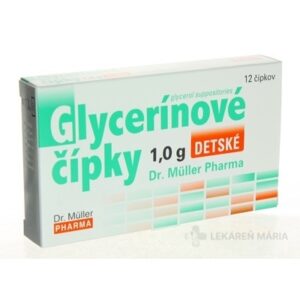 Dr. Müller Glycerínové čípky 1