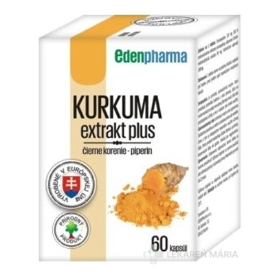 EDENPharma KURKUMA extrakt plus kapsule 60 ks