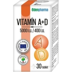 EDENPharma VITAMÍN A + D3 (5000 I.U./ 400 I.U.) tablety 30 ks