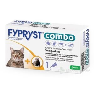 FYPRYST combo 50 mg/60 mg MAČKY A FRETKY roztok na kvapkanie na kožu pre mačky a fretky 0