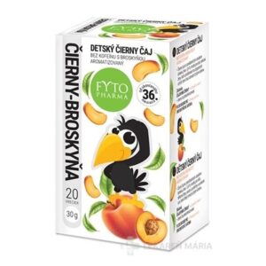 FYTO DETSKÝ ČIERNY ČAJ BROSKYŇA bez kofeínu 20x1