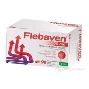 Flebaven 500 mg tablety 90 ks
