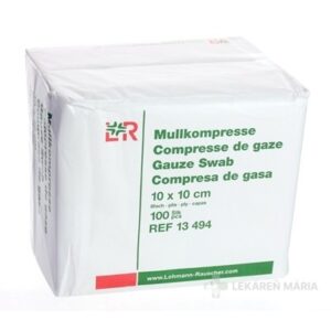 GAZIN Kompresy gázové nesterilné 10 x 10 cm 100 kusov