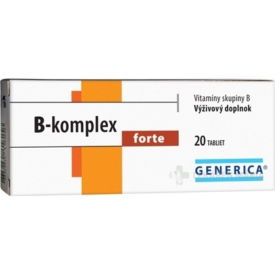 GENERICA B-komplex forte tablety 20 ks