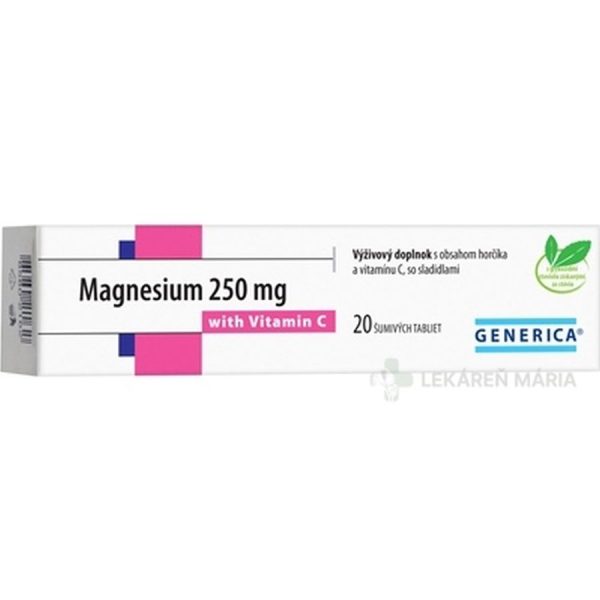 GENERICA Magnesium 250 mg + Vitamin C