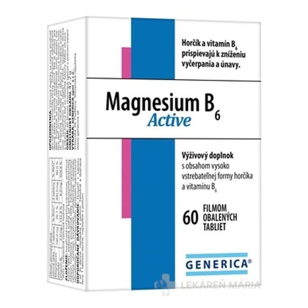 GENERICA Magnesium B6 Active