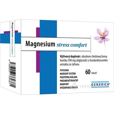 GENERICA Magnesium stress comfort tablety 60 ks