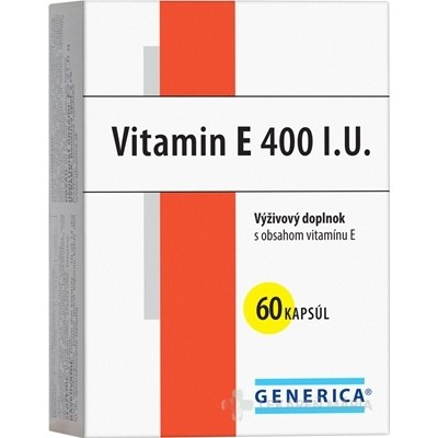 GENERICA Vitamin E 400 I.U. kapsule 60 ks